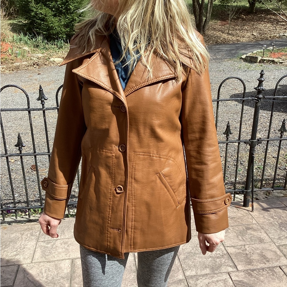 Women's Tan Leather Jacket